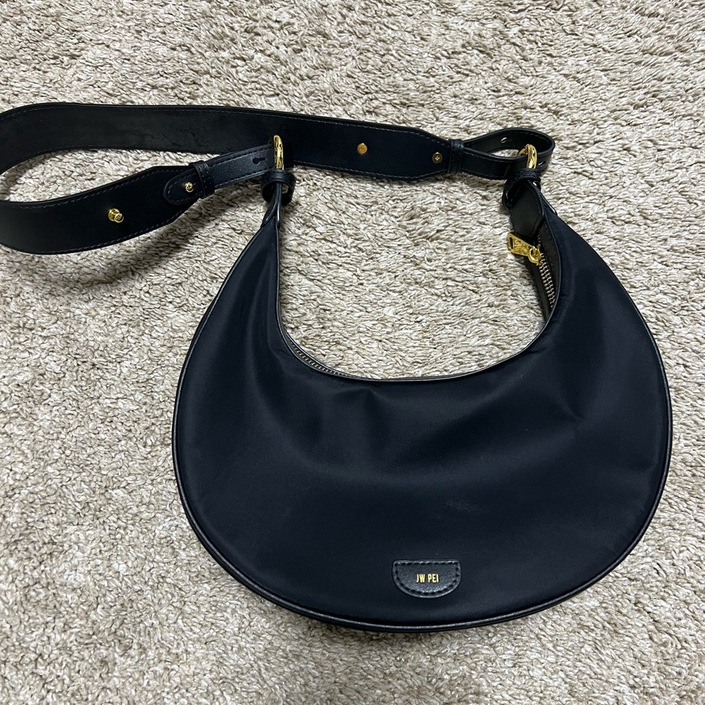 JW PEI Carly Nylon Saddle Bag Black